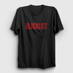 Presmono Unisex Logo The Blacklist Beyaz T-Shirt