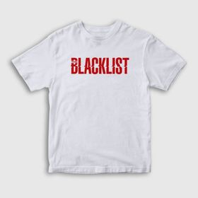 Presmono Unisex Logo The Blacklist Beyaz T-Shirt