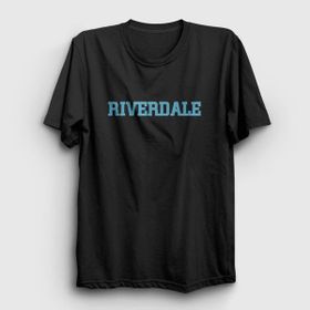 Presmono Unisex Logo V2 Riverdale Siyah T-Shirt