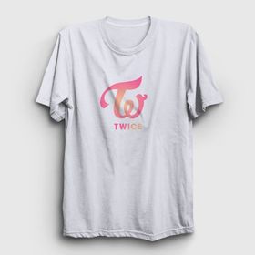 Presmono Unisex Logo V3 K-Pop Twice Siyah T-Shirt