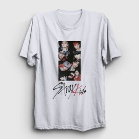 Presmono Unisex Members Stray Kids Siyah T-Shirt