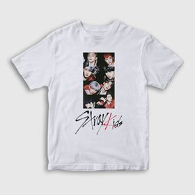 Presmono Unisex Members Stray Kids Siyah T-Shirt