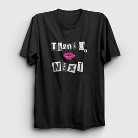Presmono Unisex Next Ariana Grande Siyah T-Shirt