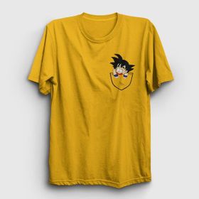 Presmono Unisex Pocket Goku Anime Dragon Ball Haki T-shirt
