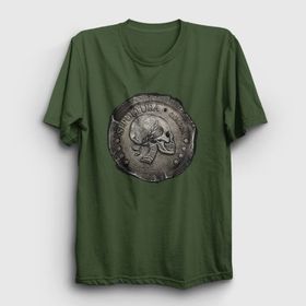 Presmono Unisex Quadro Sepultura Haki T-Shirt