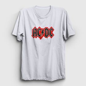 Presmono Unisex Red Black Ac/Dc Siyah T-Shirt