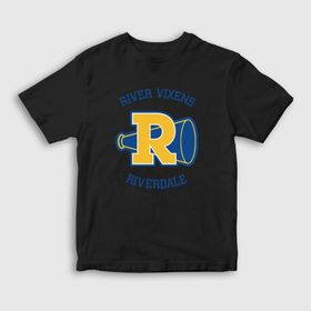 Presmono Unisex River Vixens Riverdale Siyah T-Shirt