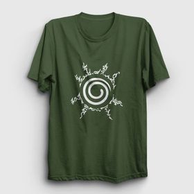 Presmono Unisex Seal Anime Naruto Siyah T-Shirt