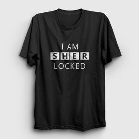 Presmono Unisex Sherlocked Sherlock Holmes Siyah T-Shirt