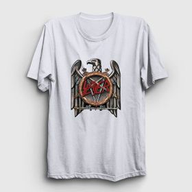 Presmono Unisex Silver Slayer Beyaz T-Shirt
