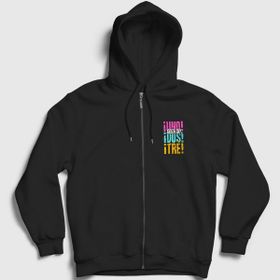 Presmono Unisex Siyah Uno Dos Tre Green Day Sweatshirt