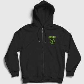Presmono Unisex Siyah Warning Green Day Sweatshirt