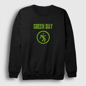 Presmono Unisex Siyah Warning Green Day Sweatshirt