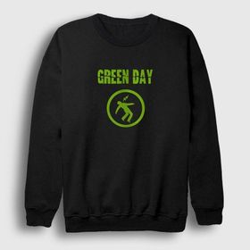 Presmono Unisex Siyah Warning Green Day Sweatshirt
