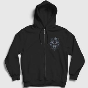 Presmono Unisex Siyah Wild in Flames Sweatshirt