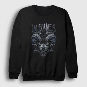 Presmono Unisex Siyah Wild in Flames Sweatshirt