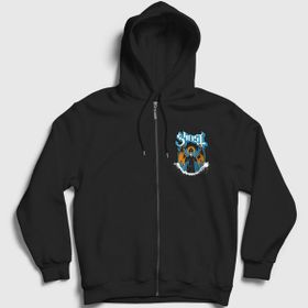Presmono Unisex Siyah Wings Ghost Sweatshirt
