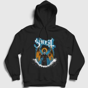 Presmono Unisex Siyah Wings Ghost Sweatshirt
