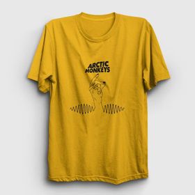 Presmono Unisex Snap Arctic Monkeys Gri T-shirt
