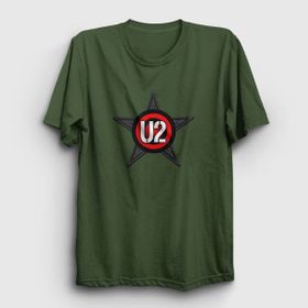 Presmono Unisex Star U2 Mavi T-shirt