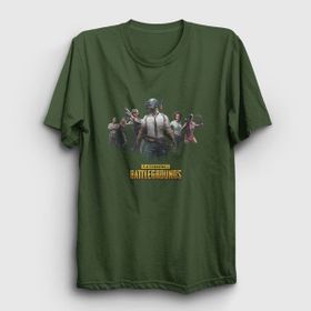 Presmono Unisex Team Pubg Beyaz T-Shirt