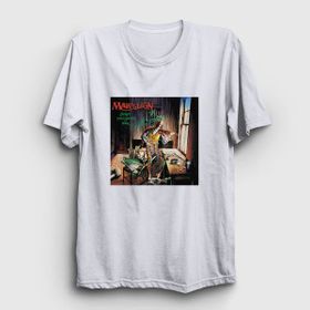 Presmono Unisex Tear Marillion Beyaz T-Shirt