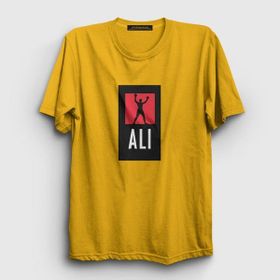 Presmono Unisex Victory Muhammed Ali Mavi T-shirt