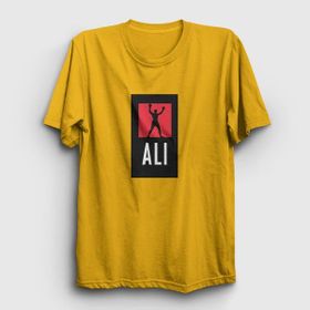 Presmono Unisex Victory Muhammed Ali Mavi T-shirt