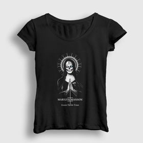 Presmono Upside Down Marilyn Manson Kadın T-shirt