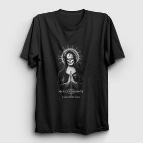 Presmono Upside Down Marilyn Manson Kadın T-shirt