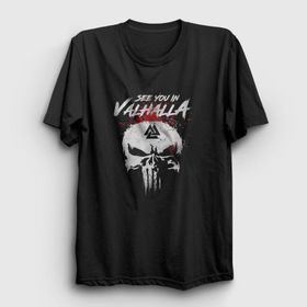 Presmono Valhalla Vikings Kadın T-shirt