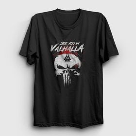 Presmono Valhalla Vikings Kadın T-shirt