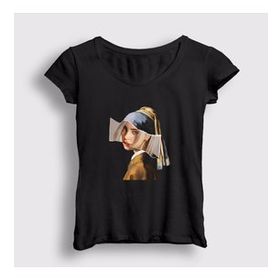 Presmono Vermeer V2 Billie Eilish Kadın T-shirt
