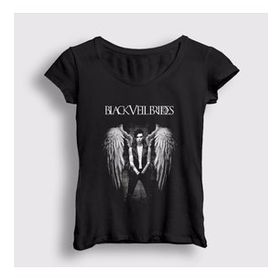 Presmono Wings Veil Brides Kadın T-shirt