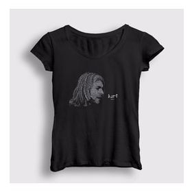 Presmono Words Nirvana Kurt Cobain Kadın T-shirt