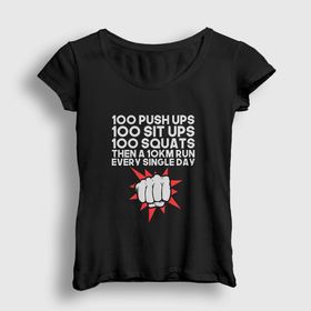 Presmono Workout Anime One Punch Man Kadın T-shirt
