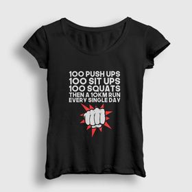 Presmono Workout Anime One Punch Man Kadın T-shirt