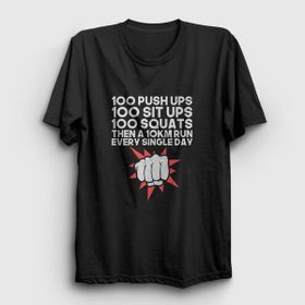 Presmono Workout Anime One Punch Man Unisex Çocuk T-Shirt