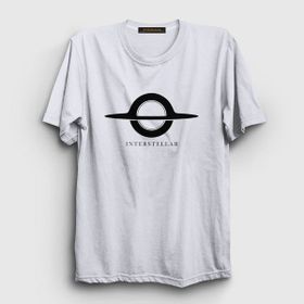 Presmono Wormhole Film Interstellar Beyaz Unisex T-shirt