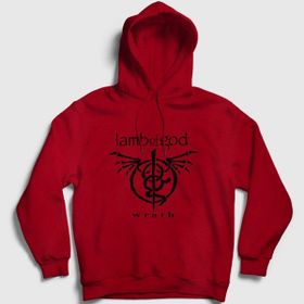 Presmono Wrath Lamb of God Kırmızı Unisex Sweatshirt