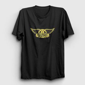 Presmono Yellow Aerosmith Kadın T-shirt