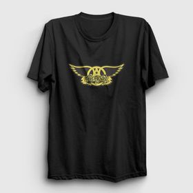Presmono Yellow Aerosmith Siyah Unisex T-shirt