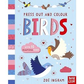 Press Out and Colour: Birds - Nosy Crow Yayınları