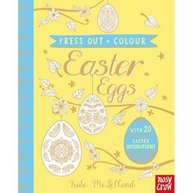 Press Out and Colour: Easter Eggs - Nosy Crow Yayınları