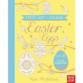 Press Out and Colour: Easter Eggs - Nosy Crow Yayınları