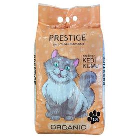 Prestige 10 lt Doğal Kokusuz Bentonit İnce Topaklaşan Kedi Kumu