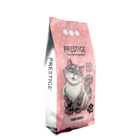 Prestige 10 lt İnce Taneli Bebek Pudralı Bentonit Doğal Kedi Kumu