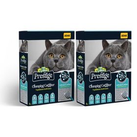 Prestige 6 lt x 2 Adet Aktif Karbonlu Topaklanan Kedi Kumu