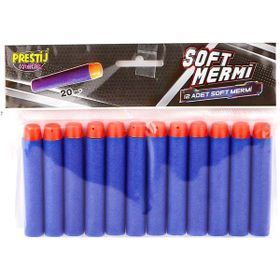 Prestij Oyuncak BK001 Renkli 12'li Yedek Dart Mermisi
