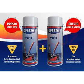 Presto Alfa Romeo Kod:323 Farina Blue Rötuş Sprey Boyası